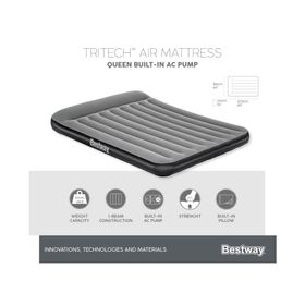 Colchón inflable eléctrico Queen 30x152x203 cm