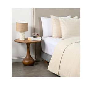 Funda de plumón Stripe beige 2 plazas