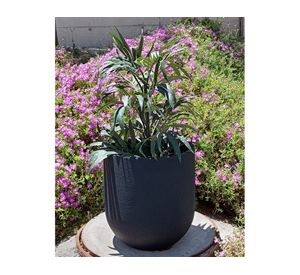 Macetero Rústico Cask gris oscuro 47x44 cm