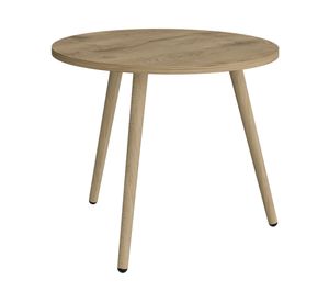 Mesa lateral Narvik macadamia 41.5x47.9x47.9 cm