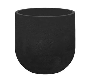 Macetero Rústico Cask gris oscuro 33.5x33 cm