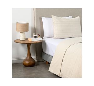 Funda de plumón Stripe beige 1.5 plazas