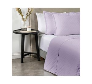 Quilt Dots malva 2 plazas