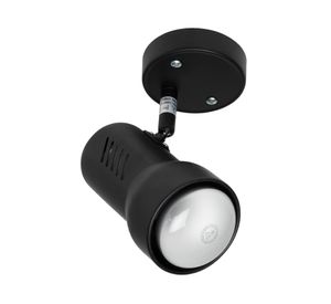 Foco sobrepuesto 60 W E27 R63 negro