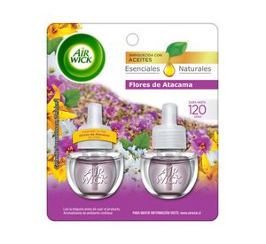 Repuesto aromatizador Refil led Flores de Atacama 2 un. 21 ml