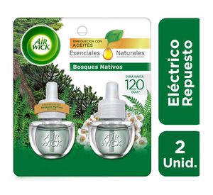 Repuesto aromatizador Refil led Bosques Nativos 2 un. 21 ml