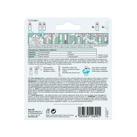 Cinta clavo autoadhesivo Superficies delicadas blanco 4 un