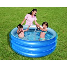 Piscina inflable niños redonda azul 53x150 cm
