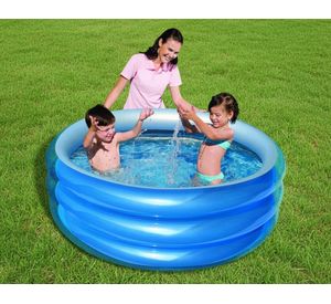 Piscina inflable niños redonda azul 53x150 cm