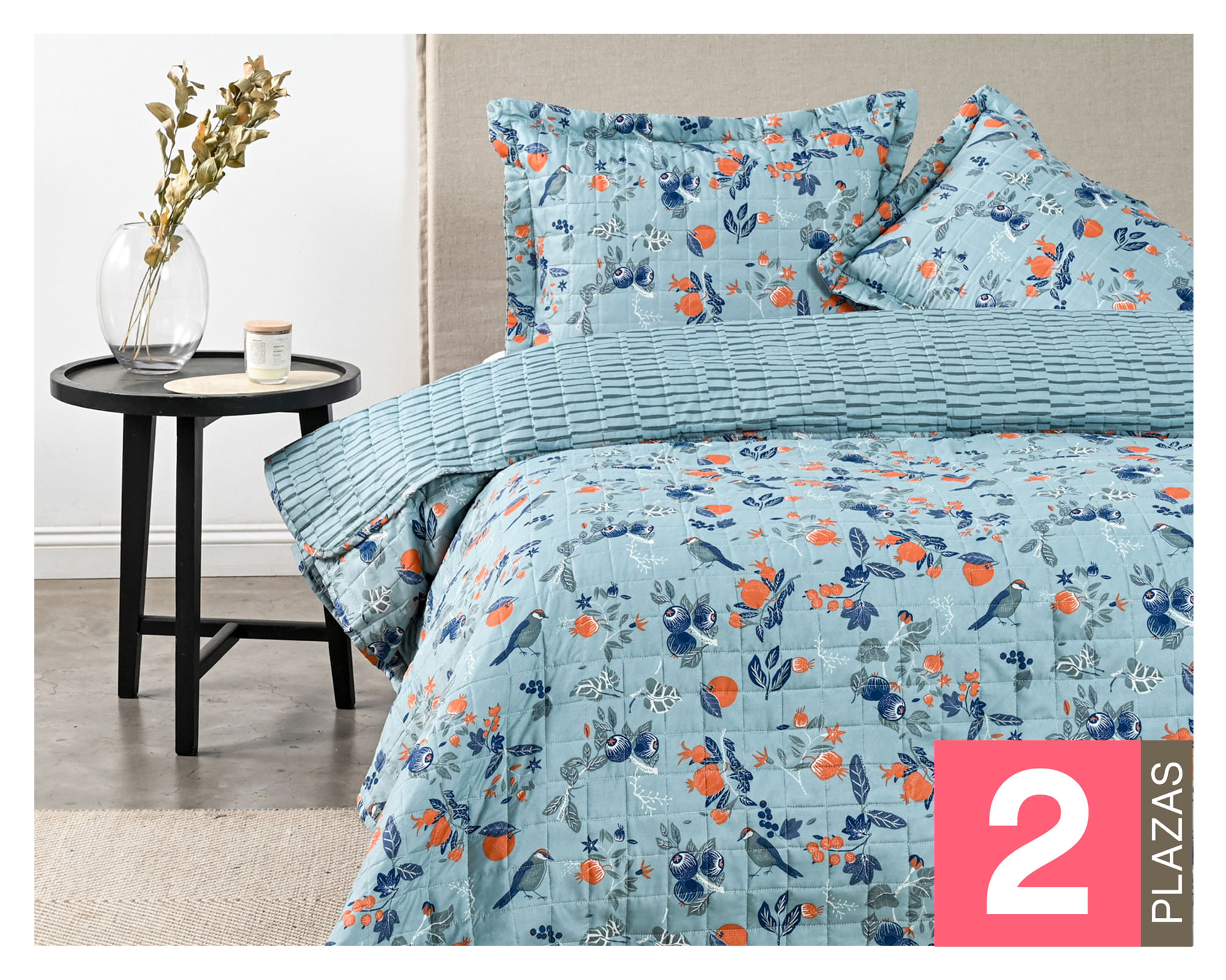 American Family Quilt Citrus 2 plazas