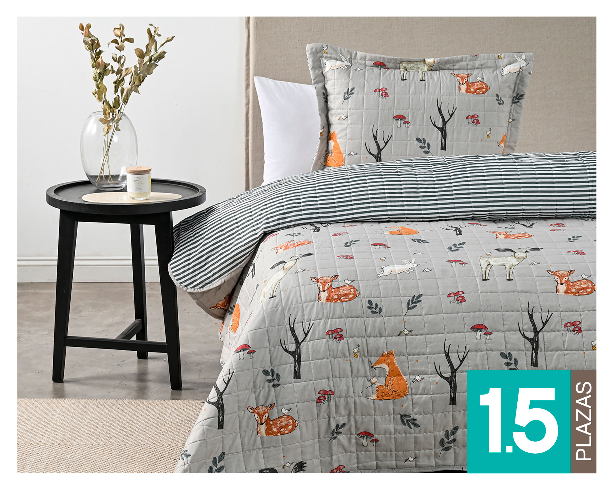 American Family Quilt Fox 1.5 plazas