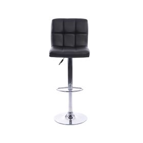 Silla bar Lura 90-111.5x44x51.5 cm negro