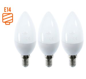 Ampolleta LED 6W E14 cálida 3 un.