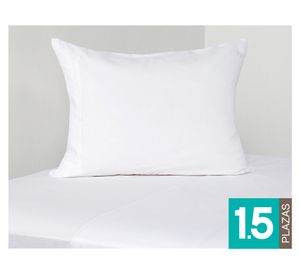 Sábanas 1.5 plazas 500 Hilos Pipping White