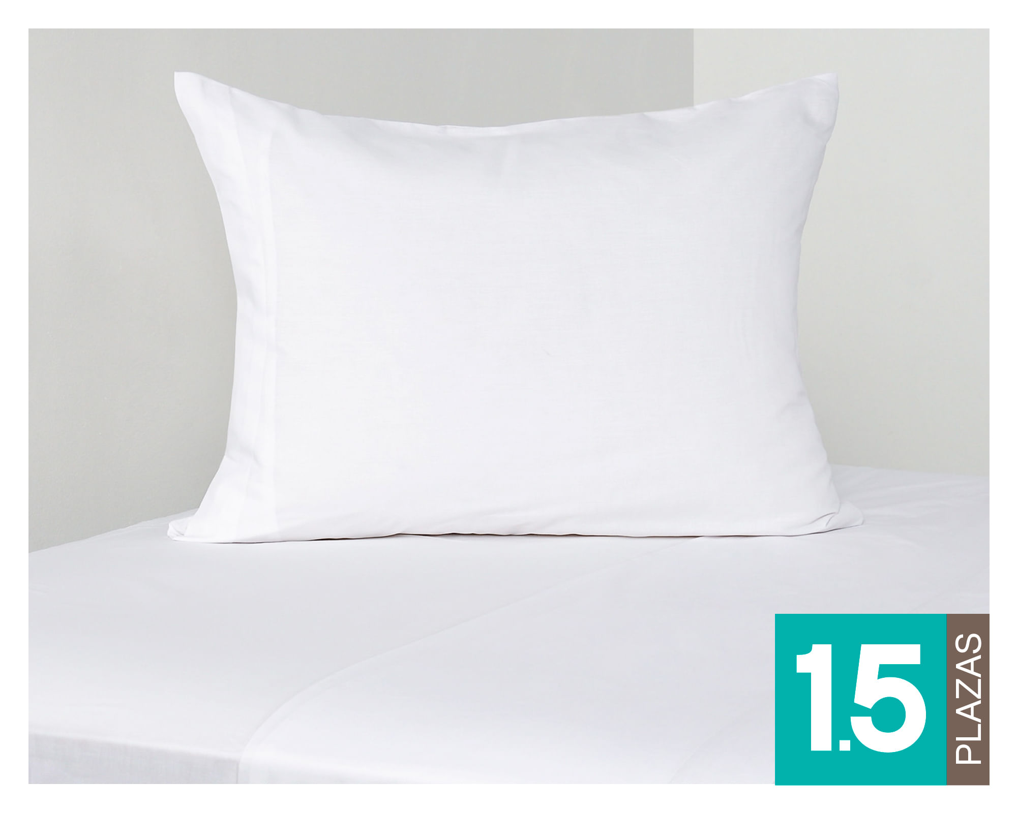 Cannon Sábanas 1.5 plazas 500 Hilos Pipping White