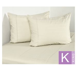 Sábanas King 500 Hilos Dobby Thin beige