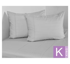 Sábanas King 500 Hilos Dobby Thin Fog