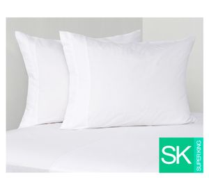 Sábanas Súper King 500 Hilos Pipping White