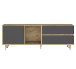 Rack TV Salem macadamia/plomo 65''