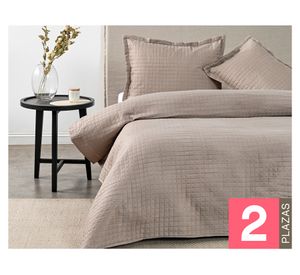 Quilt Roller taupe 2 plazas