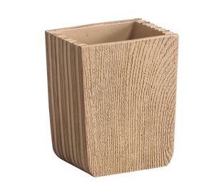 Portacepillo Textura café