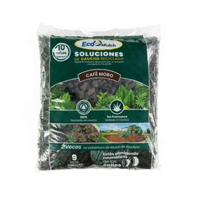 Mulch caucho reciclado café moro 9 kg