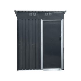 Bodega de jardín Lateral A negro 154x89x184