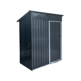 Bodega de jardín Lateral A negro 154x89x184