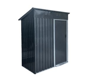 Bodega de jardín Lateral A negro 154x89x184