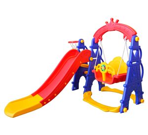 Resbalín columpio Musical colores 120x90x120 cm