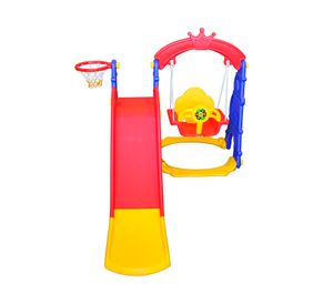 Resbalín columpio Musical colores 120x90x120 cm