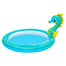 Piscina inflable redonda 160x86 cm Caballo de mar niños
