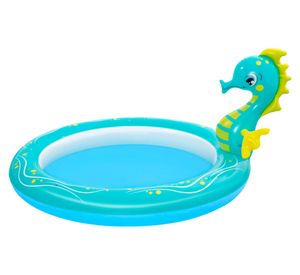 Piscina inflable redonda 160x86 cm Caballo de mar niños