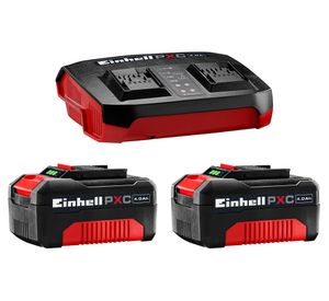 Kit cargador doble + 2 baterías 4.0 Ah