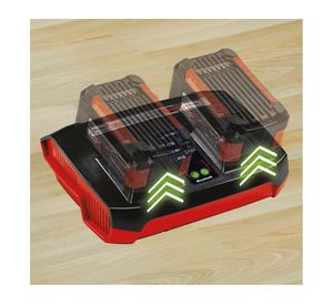 Kit cargador doble + 2 baterías 4.0 Ah