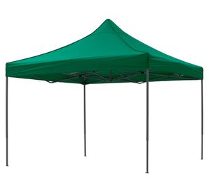 Toldo plegable Gazebo verde 3x3 m