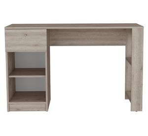 Escritorio Home ceniza 75.6x120.2x47.3 cm