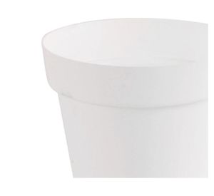 Maceta 25 cm Capri blanco