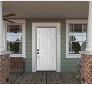 Puerta acero 6 Paneles 80x210 cm