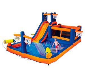 Tobogán inflable Pirata 244x400x630 cm