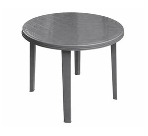 Mesa redonda Valencia gris 90 cm