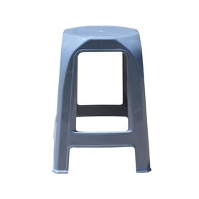 Banquito redondo gris