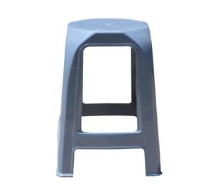 Banquito redondo gris