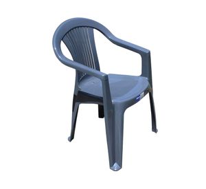 Silla de exterior Milán gris