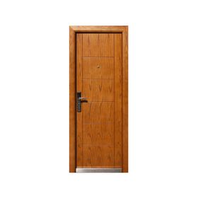 Puerta seguridad acero Madera apertura derecha 86x205 cm
