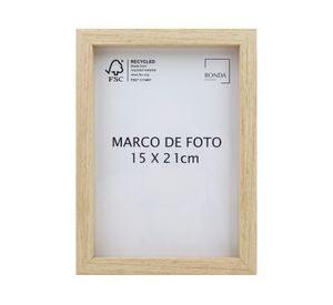 Marco foto 15x21 cm Caja natural