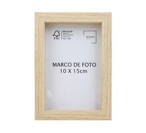 Marco foto 10x15 cm Caja natural