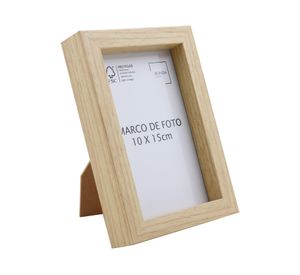 Marco foto 10x15 cm Caja natural