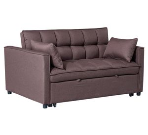 Sofá cama Brela tela café