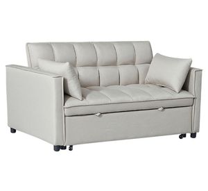 Sofá cama Brela tela beige